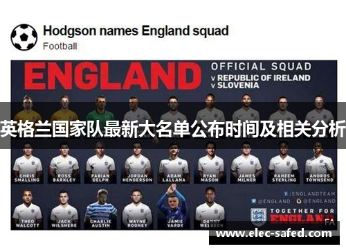 英格兰国家队最新大名单公布时间及相关分析